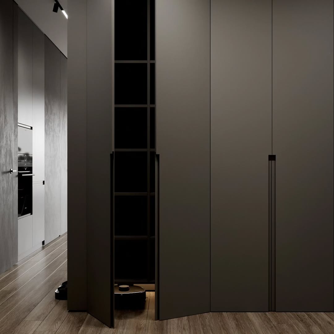 Apartment Interior 75 m² — Dark Warm Modern Gallery