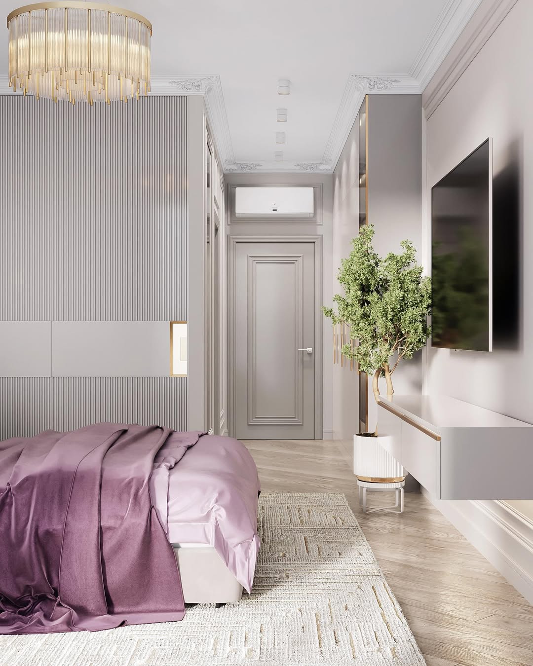 Luxury Bedroom Interior — Contemporary Elegance